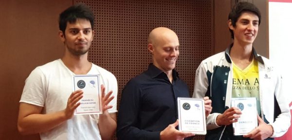 Trois lauréats du French Open Memory Championship