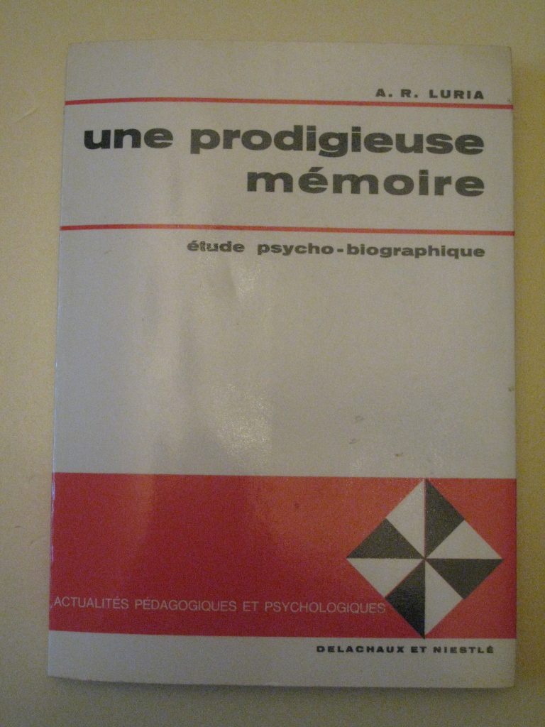Livre: Une prodigieuse mémoire (étude psycho-biographique), chez Delachaux et Niestlé